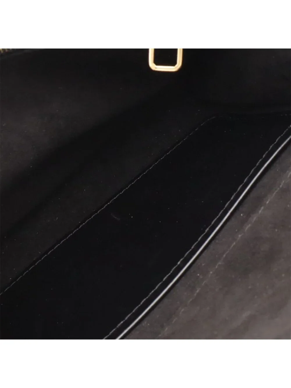 Louis Vuitton Pochette GM Shoulder Bag Chain Calf Leather Noir Black